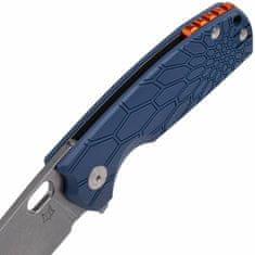 Fox Knives FX-604 BL CORE všestranný vreckový nôž 8 cm, Stonewash, modrá, FRN