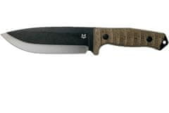 Fox Knives FX-609 OD FOX BUSHMAN FIXED BLADE OD GREEN MICARTA HNDL-STAINLESS STEEL K110 BLADE