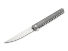 Böker Plus 01BO326 Kwaiken Air Mini Titanium vreckový nôž 7,8 cm, titán, spona