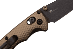 Benchmade 290BK-1 Full Immunity Burnt Bronze vreckový nôž 6,3 cm, bronzová, hliník