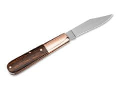 Böker Manufaktur 110045 Barlow vreckový nôž 6,6 cm, drevo Ironwood, meď, puzdro