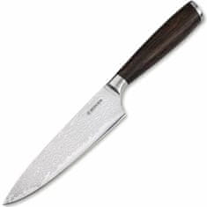 Böker Manufaktur 130951DAM Chef Knife šéfkuchársky nôž 14,5 cm, damašek, dubové drevo