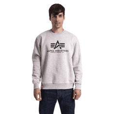 Alpha Industries  Pánska Mikina Basic Hoody Šedá L