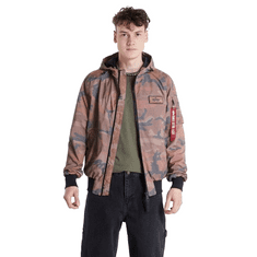 Alpha Industries  MA-1 LW Hooded Refl. Camo Pánska bunda Maskáčová M