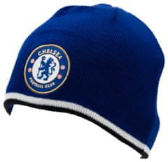 FAN SHOP SLOVAKIA Zimná čiapka Chelsea FC, modrá a čierna, obojstranná