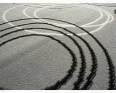 Kusový koberec Kruhy grey 160x230