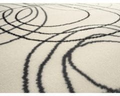 Kusový koberec Kruhy cream 160x230
