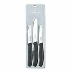 Victorinox 6.7113.3 3 pc. paring knife set SwissClassic, black