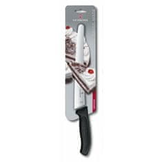 Victorinox 6.8633.26B Swiss Classic pastry knife, wavy, 26cm, black, Blister