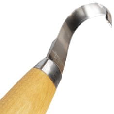Morakniv 13385 Hook Knife 164 RightNarrow rezbársky nôž pre pravákov 5,5cm, brezové drevo, puzdro 