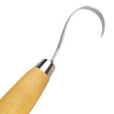 Morakniv 13444 Hook Knife 164 LeftNarrow rezbársky nôž pre ľavákov 5,5cm, brezové drevo, bez puzdra