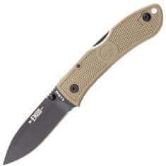 KA-BAR® KB-4062CB Dozier Hunter Coyote Brown vreckový nôž 7,5 cm, čierna, hnedá, Zytel