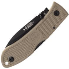 KA-BAR® KB-4062CB Dozier Hunter Coyote Brown vreckový nôž 7,5 cm, čierna, hnedá, Zytel