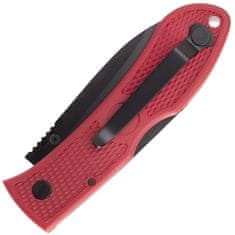 KA-BAR® KB-4062RD Dozier Hunter Red vreckový nôž 7,5 cm, čierna, červená, Zytel 