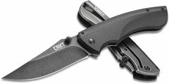 CRKT CR-4123K BURNOUT BLACKOUT vreckový nôž s asistenciou 9,3 cm, Black Stonewash, G10