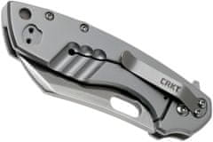 CRKT CR-5315 PILAR LARGE SILVER vreckový nôž 6,8 cm, celooceľový