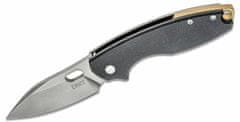 CRKT CR-5317D2 PILAR III BLACK vreckový nôž 7,5 cm, Stonewash, čierna, G10