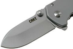 CRKT CR-2492 SQUID ASSISTED SILVER malý vreckový nôž s asistenciou 5,6 cm, celooceľový, šedá