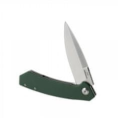 Ganzo Adimanti Skimen-GB vreckový nôž 8,5 cm, zelená, G10, oceľ, rozbíjač skiel