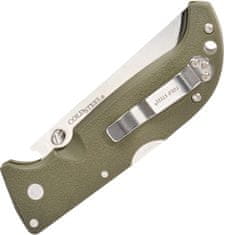 Cold Steel 20NPFZ Finn Wolf OD Green vreckový nôž do prírody 8,9 cm, zelená, Griv-Ex