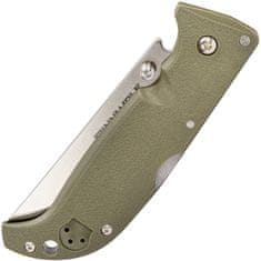 Cold Steel 20NPFZ Finn Wolf OD Green vreckový nôž do prírody 8,9 cm, zelená, Griv-Ex