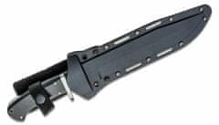 Cold Steel 35AR San Mai Black Bear Classic veľký taktický nôž 21 cm, čierna, G10, puzdro Secure-Ex