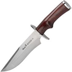 Muela HUNTER-17R lovecký nôž 17,3 cm, drevo Pakka, oceľ, kožené puzdro