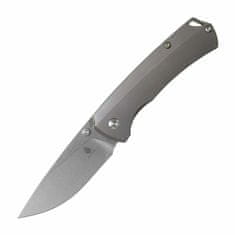 Kizer Ki3490 T1 Gray Titanium vreckový nôž 8,3 cm, Stonewash, šedá, titán 