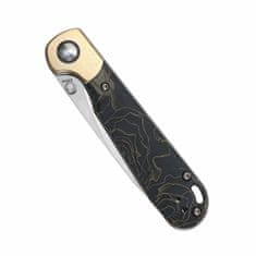 Kizer Ki3587A1 PPY vreckový nôž 8,3 cm, mosadz a Raffir (kompozit)