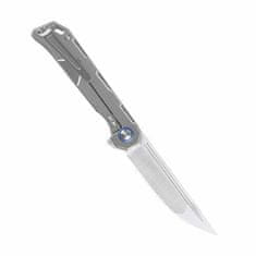 Kizer Ki4458T4 Begleiter Titanium Silver vreckový nôž 9 cm, titán