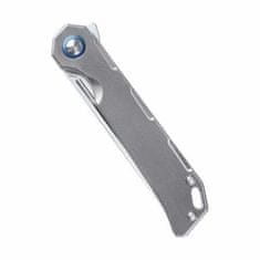 Kizer Ki4458T4 Begleiter Titanium Silver vreckový nôž 9 cm, titán