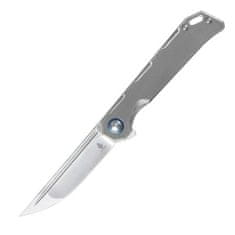 Kizer Ki4458T4 Begleiter Titanium Silver vreckový nôž 9 cm, titán