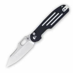 Kizer Ki4562A2 Cormorant Black/White Stripes vreckový nôž 8,2 cm, čierno-biela, G10, pruhy