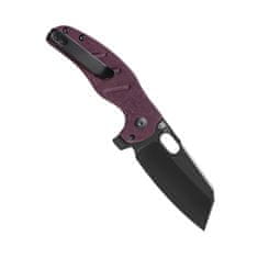 Kizer V3488A5 C01c(Mini) Sheepdog Red Richlite vreckový nôž 6,7 cm, čierna, červená, kompozit 