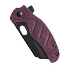 Kizer V3488A5 C01c(Mini) Sheepdog Red Richlite vreckový nôž 6,7 cm, čierna, červená, kompozit 