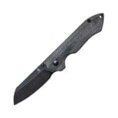 Kizer V3504C1 Guru vreckový nôž 7,6 cm, Black Stonewash, čierna, Micarta