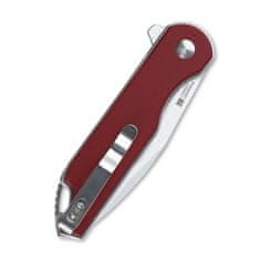 Kizer V3549C2 Assassin Red vreckový nôž 7,6 cm, červená, G10