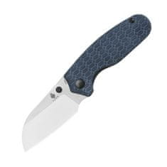 Kizer V3593SC1 Towser S Blue vreckový nôž 7,2 cm, modrá, Richlite (kompozit)