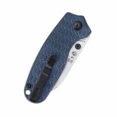 Kizer V3593SC1 Towser S Blue vreckový nôž 7,2 cm, modrá, Richlite (kompozit)