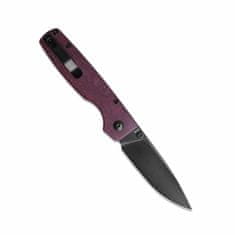 Kizer V3605C3 Original Red Richlite vreckový nôž 7,6 cm, čierna, červená, Richlite (kompozit)