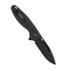 Kizer V3613C1 Cozy Black vreckový nôž 8,4 cm, celočierna, G10