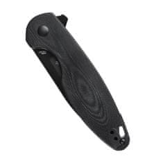 Kizer V3613C1 Cozy Black vreckový nôž 8,4 cm, celočierna, G10