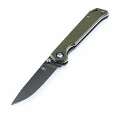 Kizer V4458N2 Begleiter Titanium Green vreckový nôž 8,9 cm, zelená, G10