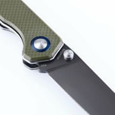 Kizer V4458N2 Begleiter Titanium Green vreckový nôž 8,9 cm, zelená, G10