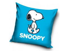 Carbotex Obliečka na vankúšik Snoopy blue 40x40 cm