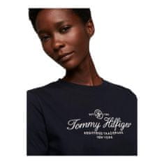 Tommy Hilfiger Tričko čierna M SCRIPT C-NK LS