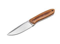 Böker Manufaktur 120524 TNT Micarta vreckový nôž 10,10 cm, hnedá, Micarta, kožené puzdro