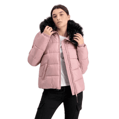 Alpha Industries  Zimná bunda Hooded Puffer Ružová M