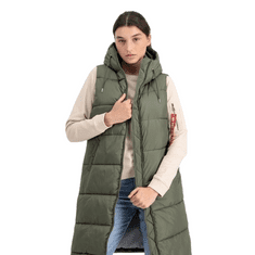 Alpha Industries  Long Puffer Vest Wmn Z Zelená M