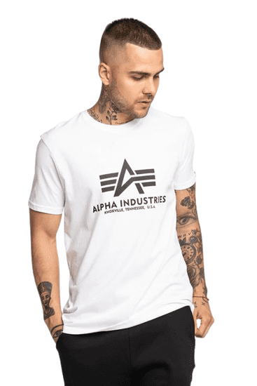 Alpha Industries Pánske Tričko s krátkym rukávom Basic T-hirt-B